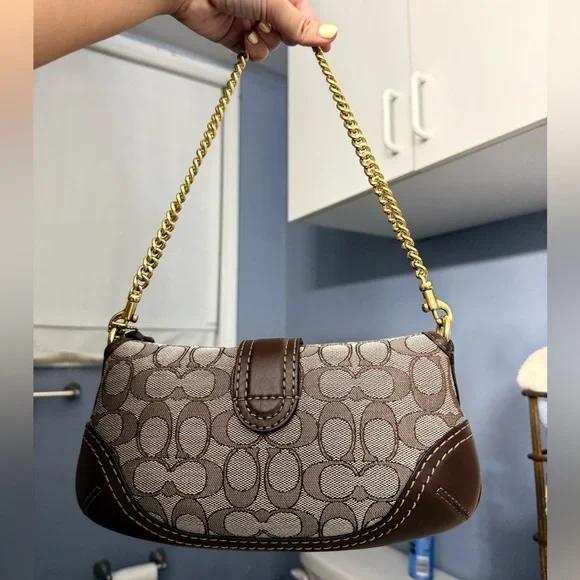 Coach soho bag 25 jacquard in maple. - Picture 3 of 7